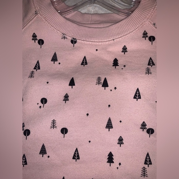 Hanna Andersson Holiday Print Sweatshirt, Size 12 - Picture 4 of 6